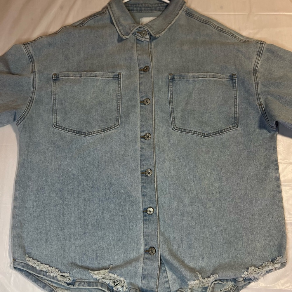 Stylish Denim Mini Dress